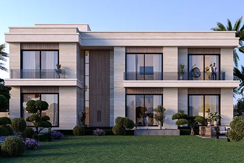 modern villa